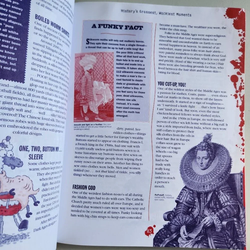 Oh Yikes! History's Grossest, Wackiest Moments Paperback Book by Joy Masoff